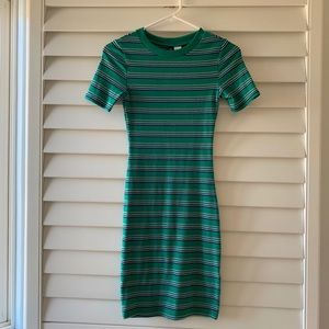 Striped Bodycon Dress